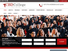 Tablet Screenshot of cbd.edu